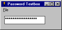 password textbox